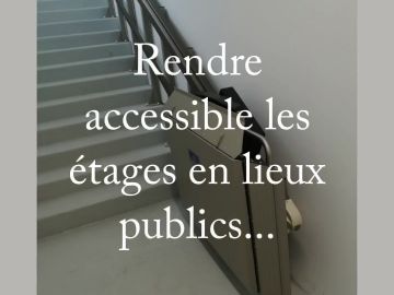 #goodjob👍 Les escaliers accessibles à tous !
Nouvelle réalisation de @LaMaisonDuMonteEscalier 
#plateformeélévatrice #monteescaliers #PMR #accessibilité...