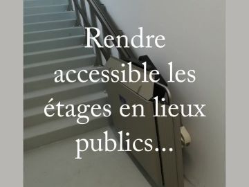 #goodjob👍 Les escaliers accessibles à tous !
Nouvelle réalisation de @LaMaisonDuMonteEscalier 
#plateformeélévatrice #monteescaliers #PMR #accessibilité...