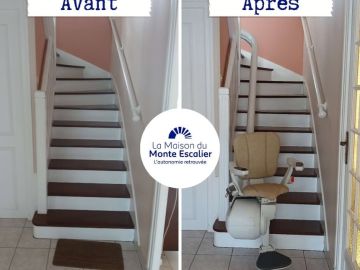 📍 𝗡𝗼𝘂𝘃𝗲𝗹𝗹𝗲 𝗿𝗲́𝗮𝗹𝗶𝘀𝗮𝘁𝗶𝗼𝗻 𝗮̀ 𝗣𝗹𝗼𝘂𝗱𝗮𝗹𝗺𝗲́𝘇𝗲𝗮𝘂 (𝟮𝟵) ⚓

🔎 L'objectif était clair : apporter de l'autonomie à l'utilisateur tout en laissant l'escalier pratique...