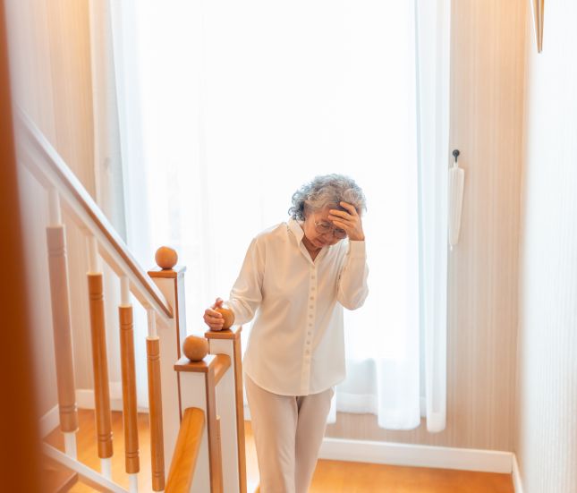 Pr&eacute;vention des chutes &agrave; domicile : les dangers de l'escalier